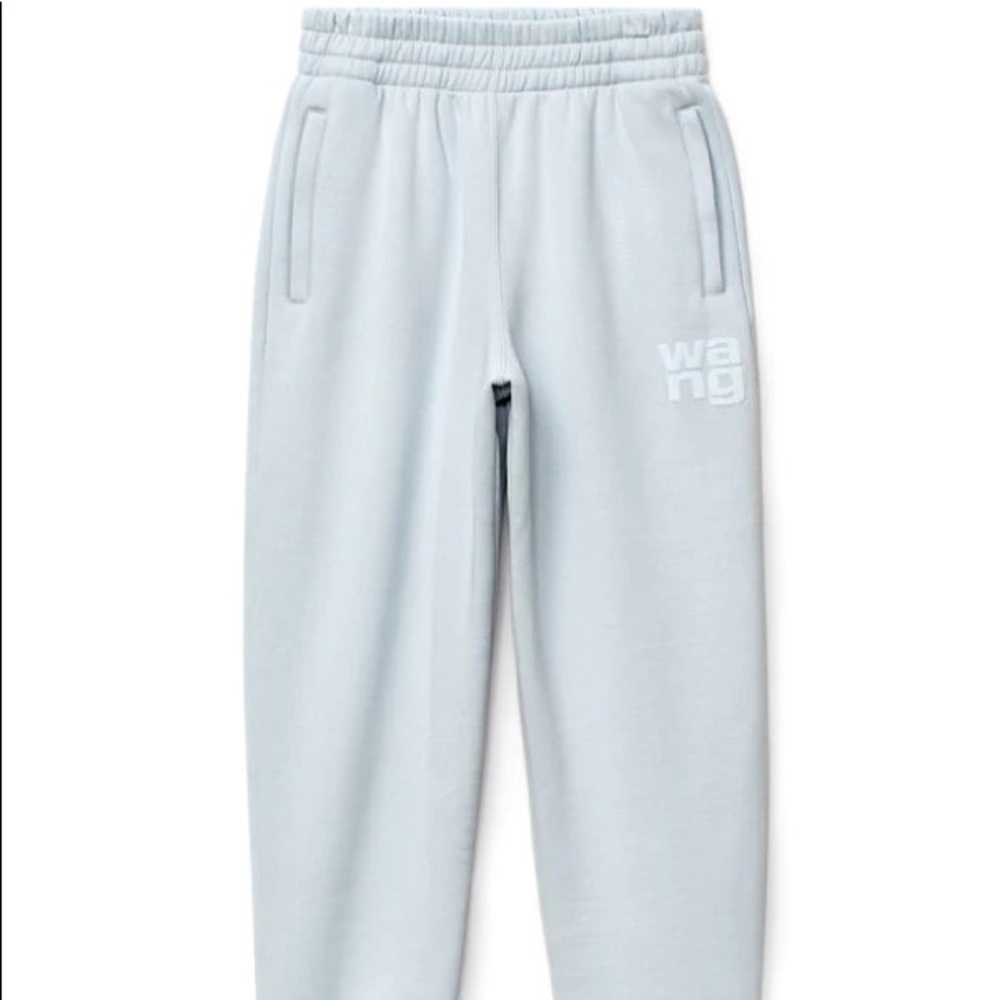 alexander wang sweatpants baby blue L
